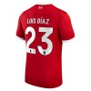 Camiseta de fútbol Liverpool 2023-24 Luis Diaz 23 Primera Equipación - Hombre